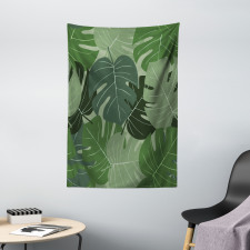 Camo Palm Leaves Tapestry