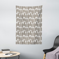 Palm Tree Leaves Tapestry