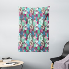 Hawaiian Blossom Plants Tapestry