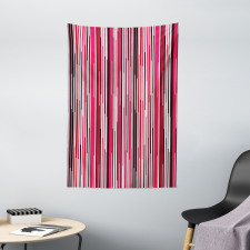 Vertical Colorful Line Tapestry