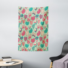 Colorful Love Cheers Tapestry