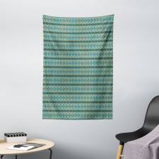 Overlapping Diamond Shape Tapestry