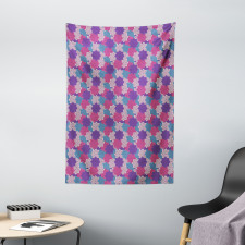 Tribal Flowers Tapestry