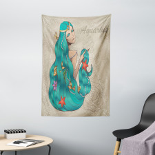 Lady Pearl Fish Tapestry