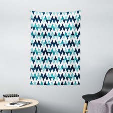 Modern Zig Zag Tapestry