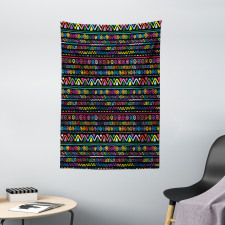 Hand Drawn Art Tapestry