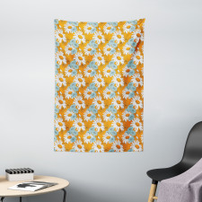 Spring Season Daisies Tapestry