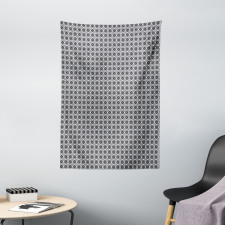 Retro Simple Floral Motifs Tapestry