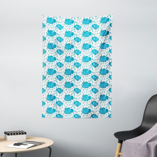 Raining Clouds Tapestry