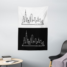 Minimalist City Tapestry