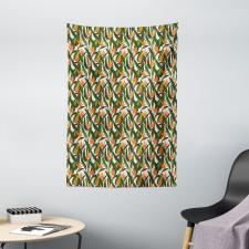 Exotic Summer Jungle Tapestry