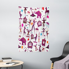 Colorful Characters Tapestry