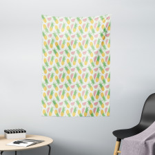 Watermelon and Dots Tapestry