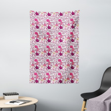 Sakura Tree Blossoms Tapestry