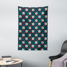 Sketch Owl Wearing Glasses Tapestry