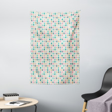 Doodle Stars and Dots Tapestry