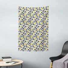 Repeating Silhouettes Tapestry