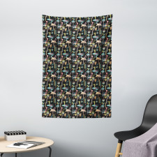 Tropical Island Nature Tapestry