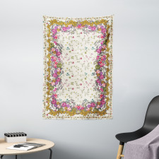 Spring Love Colorful Roses Tapestry