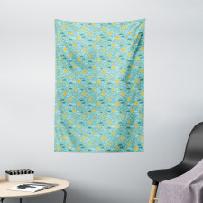 Sun Rain Thunder Bolts Tapestry