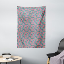 Waves and Roses Tapestry