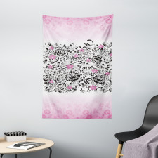 Swirling Flowes Tapestry