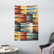 Long Colored Triangles Tapestry