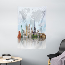 Landmark Buildings Photo Tapestry