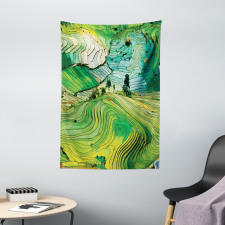 Aerial Scenery Nature Tapestry