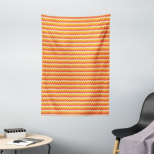 Modern Line Graphic Design Tapestry