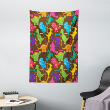 Baby Wild Dinos Kids Tapestry