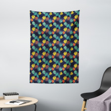 Colorful Tropical Foliage Tapestry