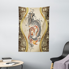 Serpent Mythological Tapestry