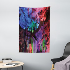 Rainbow Colored Rock Tapestry