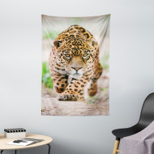 Jungle Fauna Predator Cat Tapestry