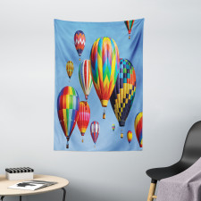 Colorful Air Travel Tapestry