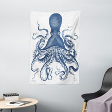 Grunge Sea Creature Tapestry