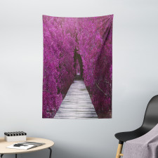 Spring Landscape  Floral Tapestry