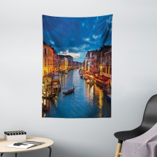 View on Grand Canal Rialto Tapestry