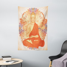 Oriental Calmness Figure Tapestry