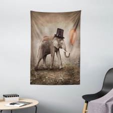 Illusionist Elephant Tapestry