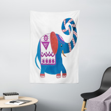 Elephant Nose Doodle Tapestry