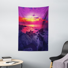 Sunset over Sea Cloudy Tapestry