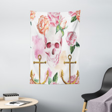 Anchor Roses Peony Art Tapestry