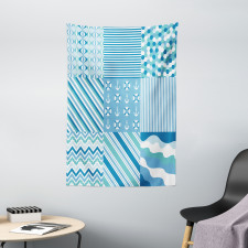 Zigzags Wavy Anchor Tapestry