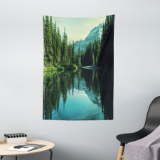 Tree Reflections on Calm Water Tapestry