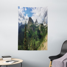 Panoramic Spring Landscape Tapestry