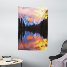 Grand Tetons View at Sunset Tapestry