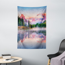 Calm Sunrise on Snake River Tapestry