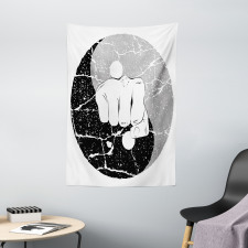 Fist in Yin Yang Tapestry